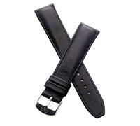 Watchstrapworld TH-20-01-0121P#1-20 mm Classic Black Leather pin Buckle Watch Strap Compatible with TAG Heuer Formula 1 Watches Listed Below
