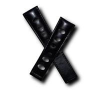 Watchstrapworld TH-MCO-01-0161 - 22 mm Black Rally-style leather deployment watch strap with black stitching compatible with TAG Heuer Monaco, Siverstone & Targa Florio models listed below