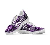Watdotory Art Abstract Butterfly Flower Print Women's Athletic Shoes with Wide Toe Box EVA Midsole for Gym Workout Non-Slip Breathable Sport Sneakers