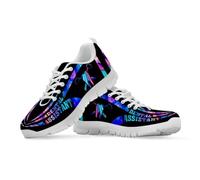 Watdotory Art Dental Design for Men Non-Slip Walking Shoes Breathable Athletic Footwear Lightweight Gym Workout Comfort-Fit Lace Up Design
