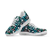 Watdotory Art Dental Print Unisex Lightweight Barefoot Shoes for Gym Workout Comfort-Fit Wide Toe Box Breathable Athletic Footwear