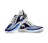 Watdotory Colorful Bone Paw Print Unisex Lace-Up Running Trainers with Anti-Skid Sole Road Running Lightweight Breathable for Outdoor Sports