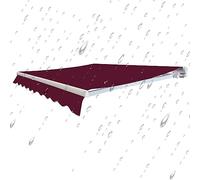 Wate Retractable Canopy Fabric 250g Polyester RollUp Cover for Outdoor Garden Available in 39 Sizes (Dark Red 19x10ft) at