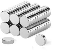 WATELL 40 Pcs Magnets - 10x3mm Strong Magnets for Whiteboard, Office, Home & Fridge