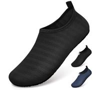 WateLves Beach Swim Aqua Socks Barefoot Water Shoes Swimming Yoga Sea Snorkeling Diving Pool Women Mens X Tw Black 11/11.5 UK