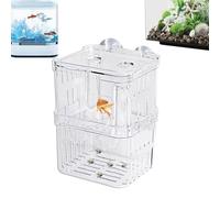 Water, 4.92 x 2.76 x 2.76 inch Tank Breeding Box - Acrylic Fish Breeding Box for Aquarium - Aquarium Fish Tank Incubator Breeding Box for Fry Bett Shrimp