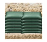 Water Absorbent Sock Flood Barrier Quick (10 Pcs) Reusable Temporary Water Dams Water Barrier Tube For Rain Garage Door Basement Garden Gates(25x50cm(9.84in*19.68in))