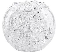 Water Absorbing Balls | 2500-5000 Pcs Gel Soil Beads | Non Toxic Biodegradable Polymer 50g-100g Magic Balls | Grow In Water Vase Filler Crystal Beads for Home Decorations (Clear 100g)