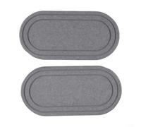 Water Absorbing Stone Tray, 2Pcs Fast Drying Diatomite Stone Sink Tray For Kitchen Bathroom Countertop White,Grey(B)
