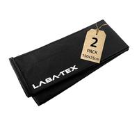 Water-Activated Flood Barriers, No Prep, Fast Leak & Flood Protection for Doors, Windows, Garages & Basements, 2-Pack (150 x 25 cm), Absorbs Up to 25L/Black, DISPOSABLE