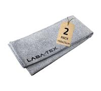 Water-Activated Flood Barriers, No Prep, Fast Leak & Flood Protection for Doors, Windows, Garages & Basements, 2-Pack (150 x 25 cm), Absorbs Up to 25L/Grey, DISPOSABLE