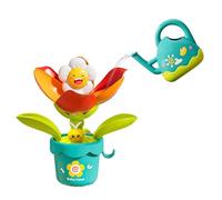 Water -Activated Flower Toy - Baby Sprinkler Bath Game, Interactive Waterstlow Motion | Activates Blooming Action with Water Flow, Ideal for Children's Bubble Game, Summer Cooling, Sensoris