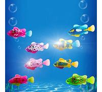 Water-Activated Robotic Fish 6.5-Inch Impact-Resistant ABS Swimming Toy - Silent Oscillating Tail Bathtub for Cozy Home Decor