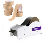 Water Activated Tape Dispenser - Kraft Paper Tape Cutter for Sealing Cardboard and Heavy Packaging, Adjustable Width for Versatile Use