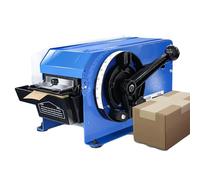 Water Activated Tape Dispenser, Kraft Tape Dispenser Machine with Labor-Saving Handle, Adjustable Cutting Length 10-100 cm, Width 2-10 cm, for Home Office and Gift Store