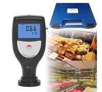 Water Activity Meter, Pocket Size Food Tester and Analyzer with LED Display, Accurate Water Activity Measurement for Grains and Fruits