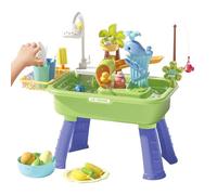Water Activity Table, Summer Pool Games | Outdoor Game for Summer | For Preschool Garden Terrace Beach Camping Home Daycare Room Games Room Bathroom Birthday