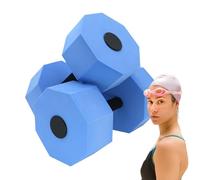 Water Aerobic Weights - 1 Pair Foam Dumbbells Water Exercises | Aerobic Equipment With High Density | Lightweight Training Dumbbells Children Indoor Pool for Weight Loss and Fitness