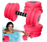 Water Aerobics Dumbbellp, 1 Pair EVA Foam Dumbbell Set, Sports Dumbbells Trainer, Aquatic Strength Trainer For Seniors Recovery Women Men Kids Swimming Muscle Training Fitness Weight Loss