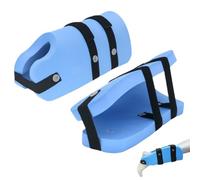 Water Aerobics Exercise Set - Compact, Adjustable Sports Float, Ring Swimming Cuffs Fitness, Workout Walking Jogging Kicking Ball | Walking, Jogging, And Kicking A Ball In The Water