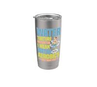 Water Aerobics Instructor Not Torture I Swear Stainless Steel Insulated Tumbler