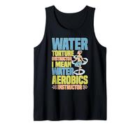Water Aerobics Instructor Not Torture I Swear Tank Top