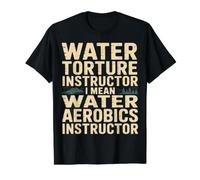 Water Aerobics Instructor Not Torture I Swear - Value Graphic T-Shirt, Men, Black, XL