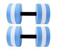 Water Aerobics Weights - 10.63 x 5.12 Inches, Pool Dumbbells | 2-Piece Aquatic Workout Barbells for Swimming Exercise, Fitness Training, Weight Loss, Men, Women, Kids, Adults, Outdoor Water Sports