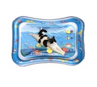 Water and Dog Water Mat - PET Sensory - PVC Inflatable Toy for Summer, Foldable Carpet Training, Game and Storage, Shark Design, 66 x 50 cm