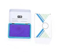 Water and Fade Resistant Stamp Inks Pad Quick Drying Inkpad Finger Printing Inks Pad for Financial Documents Check Banking Office Supplies Stamp