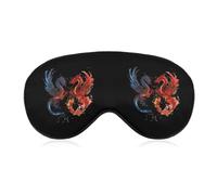 Water and Fire Dragon Sleep Mask Breathable Eye Masks