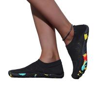 Water and Land Cut-Resistant and Puncture-Resistant Beachcombing Quick-Drying Water Play Shoes(Black,EU35 (US5))