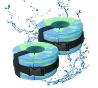 Water Ankle Weights,Water Aerobics Fitness Swimming Float Ring - Portable Pool Weights Ankles Arms Belts for Enthusiasts Beginners Adults Athletes Training Activities