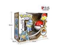 (Water Arrow Turtle) HITOMY POKEMON Pikachu Pet Package Anak Figure