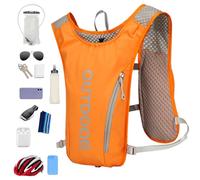 Water Backpack, 5L Running Vest for Men and Women, Lightweight, Breathable, Adjustable Chest Straps, Cycling Pouch for Marathoners, Hiking, Outdoor Activities, 14.17 x 8.27 x 3.15 Inch