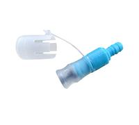 Water Bag Bite Valve Replacement Water Outlet Shut Off Valve Light Blue Straight Style