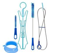 Water Bag Cleaning Kit, Water Tank Cleaning Kit, Bottle Brush Kit with Drying Frame, Hydration Water Bag Tools for Picnics