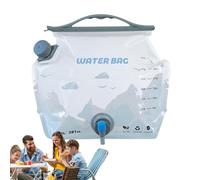 Water Bag, Portable Foldable Container, Leakproof emer gency Carrier, BPA-Fr Ee Durable Handle Design, Space-Saving collap sible Build, 8L For Preppers Outdoor Travel Garden Vehicle Home Use