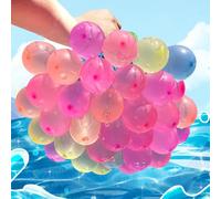 Water Balloons, 555 Pack Water Balloons，Rapid-Filling Self-Sealing Colorful Water Bombs for Outdoor Water Bomb Fight, Vibrant Colors,