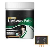 Water-Based Blackboard & Magnetic Paint, For Furniture, Brush On Wood, Metal, Glass, Wall, Or Any Surface (Blackboard Paint)