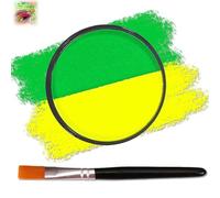Water Based Face Paint Makeup Kit for Kids and Adults, Safe Non-Toxic Formula with High Saturation, Easy to Apply and Wash Off, Ideal for Halloween Costume Face (Slime Spark)