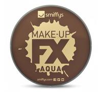 Smiffys Make-up Fx, Dark Brown, Aqua Face And Body Paint, 16ml, Water Based - - face paint smiffys body fx fancy dress make up brown 16ml accessory