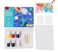 Water Based Marbled Paint Set - Marble Art Paint Set, Water-Based Marbled Paint | Water Painting Sets for Kids | Thanksgiving and Easter