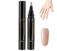 Water-based Marker Pen 3 In 1 Nail Polish Pens,Quick Dry Nails Art Polish Pen,Nail Varnish Pens for Real Nails,Nail Polish Set,Nail Paint Gift Pack,Nail Care Set,All in One Nail Pens Polish Solution