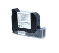 Water based quick drying ink cartridge for For Handheld inkjet printers with 12 7mm nozzle, designed for printing on wood, metal, fabric, plastic with 42ml ink capacity (A)