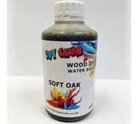 Water-Based Wood Dye, Wood Stain 500ml, 1000ml. Eco-Friendly, Non-Toxic, for DIY Interior Projects, Quick Dry, Furniture.Black, Red, Green, Blue, Pine, Oak, Brown, Mahogany, (Soft Oak, 500ml)