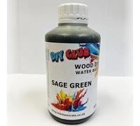 Water-Based Wood Dye, Wood Stain 500ml, 1000ml. Eco-Friendly, Non-Toxic, for DIY Interior Projects, Quick Dry, Furniture.Black, Red, Green, Blue, Pine, Oak, Brown, Mahogany, (SAGE Green, 500ml)