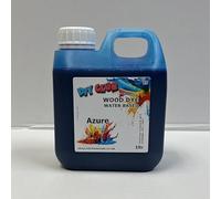 Water-Based Wood Dye, Wood Stain 500ml, 1000ml. Eco-Friendly, Non-Toxic, for DIY Interior Projects, Quick Dry, Furniture.Black, Red, Green, Blue, Pine, Oak, Brown, Mahogany, (Azure, 1000ml)
