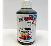 Water-Based Wood Dye, Wood Stain 500ml, 1000ml. Eco-Friendly, Non-Toxic, for DIY Interior Projects, Quick Dry, Furniture.Black, Red, Green, Blue, Pine, Oak, Brown, Mahogany, (Antique Mahogany, 500ml)