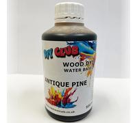 Water-Based Wood Dye, Wood Stain 500ml, 1000ml. Eco-Friendly, Non-Toxic, for DIY Interior Projects, Quick Dry, Furniture.Black, Red, Green, Blue, Pine, Oak, Brown, Mahogany, (Antique Pine, 500ml)